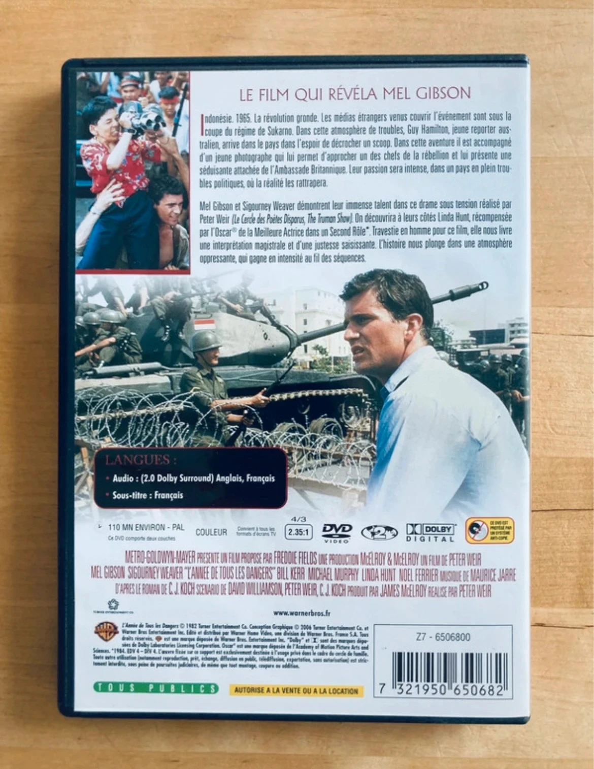 DVD Het gevaarlijke jaar met Mel Gibson en Sigouney Weaver. – photo 2